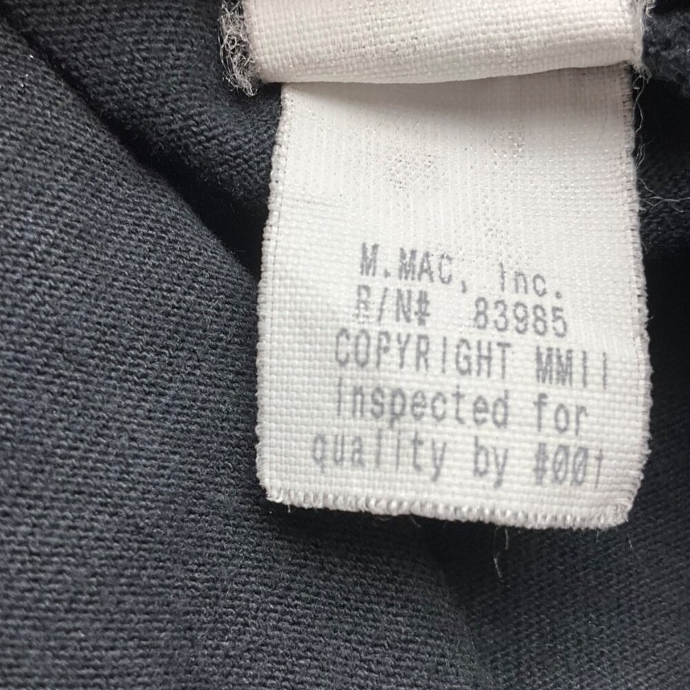VTG M.Mac 90's Small P Black White Fish all Over Print Cotton Maxi Dress T-Shirt - Picture 13 of 14